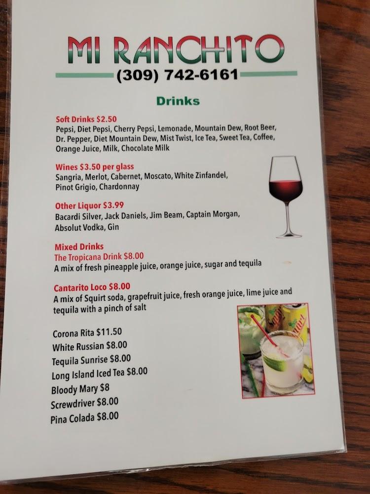 Mi Ranchito Menu image 2